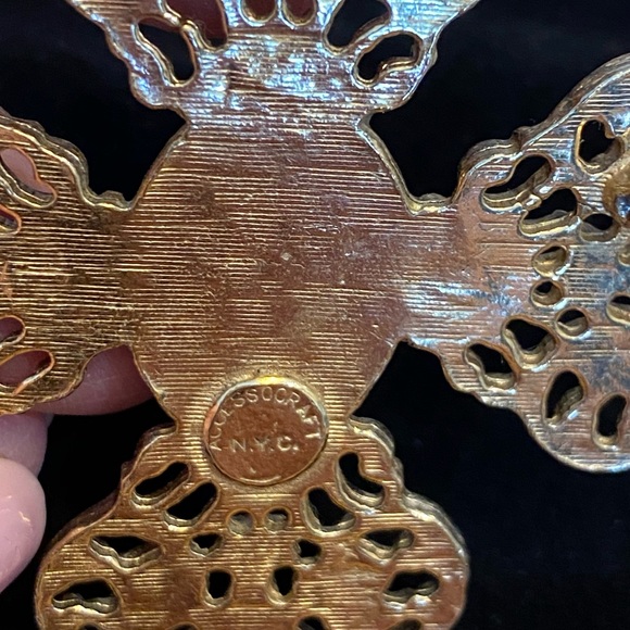 Vintage Accesso Craft NY City  Brooch - Picture 4 of 4